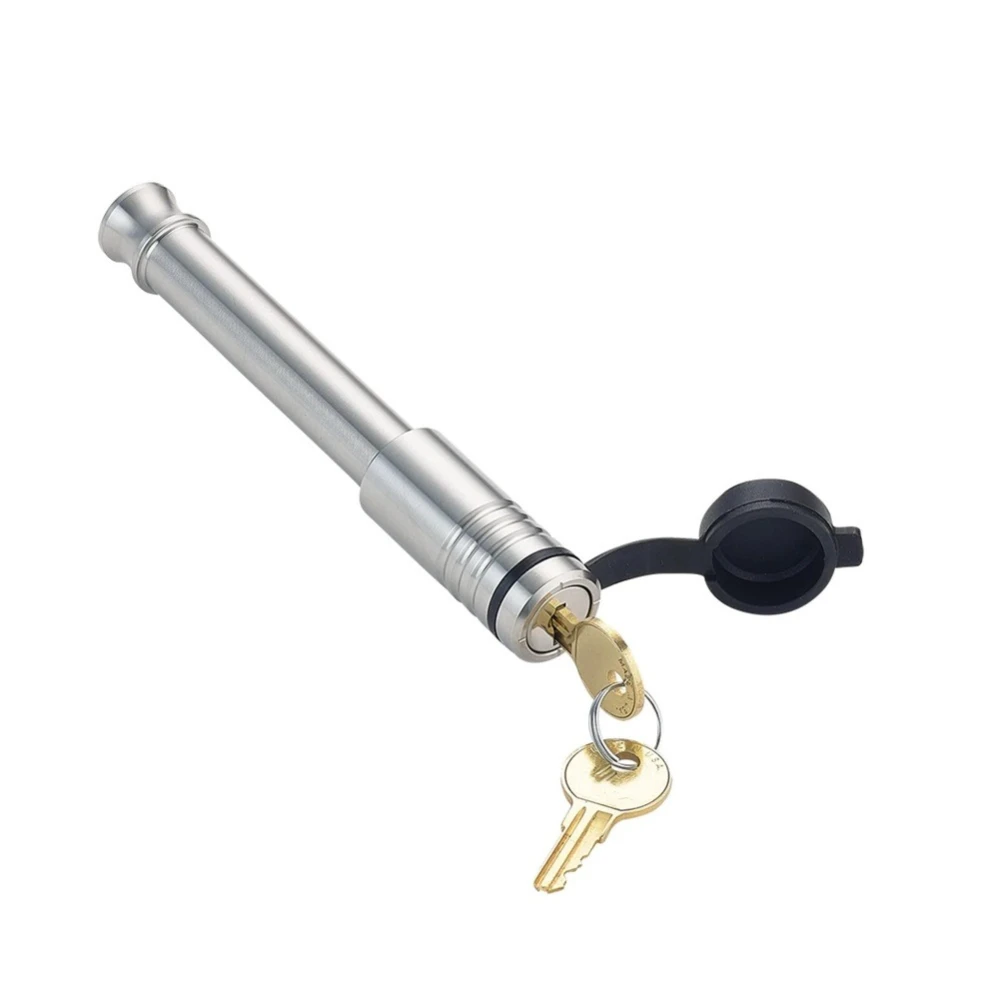 GEN‑Y Mega Duty Trailer Receiver Hitch Lock 5/8 x 3-1/8 Span Stainless Steel Keyed Alike