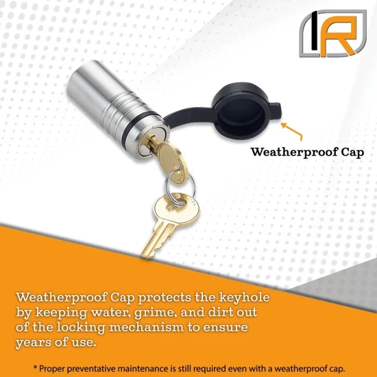 Gen‑Y Trailer Receiver Tow Hitch Lock Set 3‑Pack with 6 Keys