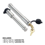 Gen‑Y Trailer Receiver Tow Hitch Lock Set 2‑Pack 3/4×3‑7/8 & 5/8×3‑5/8 Inch Stainless Steel USA