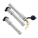 GEN‑Y 3‑Pack Trailer Receiver Tow Hitch Lock Set with 2 Hitch Locks & 1 Receiver Lock