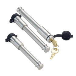 Gen‑Y Trailer Receiver Tow Hitch Lock Set (3 Pack) (2) 5/8 x 3‑5/8 Inch Hitch Locks and (1) 5/8 x 3‑1/8 Inch 2.5 Inch Receiver Lock GH103915
