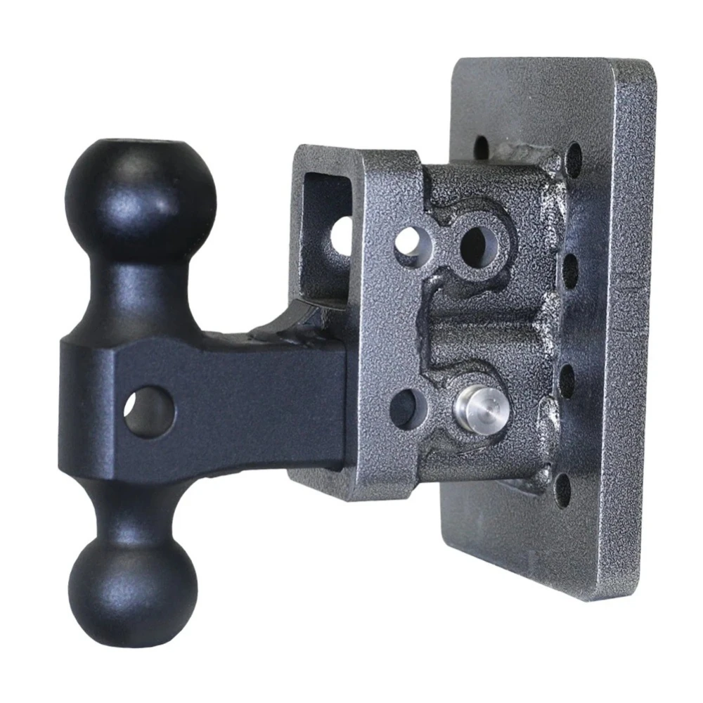 GEN-Y Mega-Duty 16K Bolt-On Adjustable Drop Hitch Dual-Ball Mount