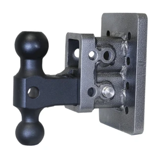 GEN-Y Mega-Duty 16K Bolt-On Adjustable Drop Hitch Dual-Ball Mount