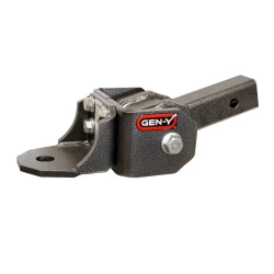 GEN-Y Glyder Torsion-Flex 7K 2 Inch Shank 2 Inch Drop Hitch w/ Ball Platform 1 Inch Mounting Hole .4K–.7K TW TJ-GH-12001