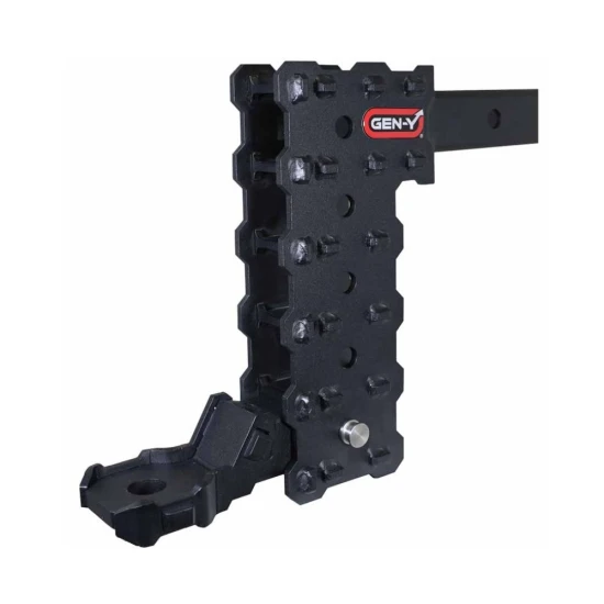 GEN‑Y Phantom‑X 7K 2-inch hollow shank drop hitch with platinum ball mount