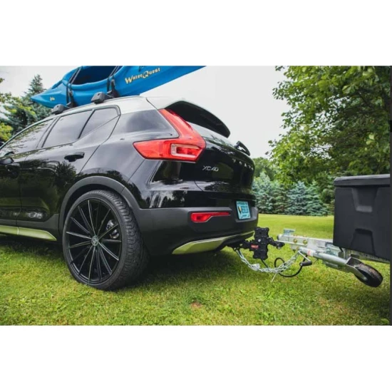 GEN‑Y Phantom‑X 7K 2-inch hollow shank drop hitch with platinum ball mount