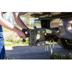 GEN-Y The BOSS 16K Torsion-Flex 12.5" Drop Adjustable Trailer Hitch with Pintle Lock & Stabilizer Kit