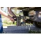 GEN-Y The BOSS 16K Torsion-Flex 17.5 Inch Drop Adjustable Trailer Hitch with Stabilizer Kit Dual Ball
