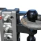 GEN-Y MEGA-DUTY 16K adjustable offset drop hitch dual ball 2″ and 2-5/16″ silver vein