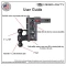 GEN-Y MEGA-DUTY 16K adjustable offset drop hitch dual ball 2″ and 2-5/16″ silver vein