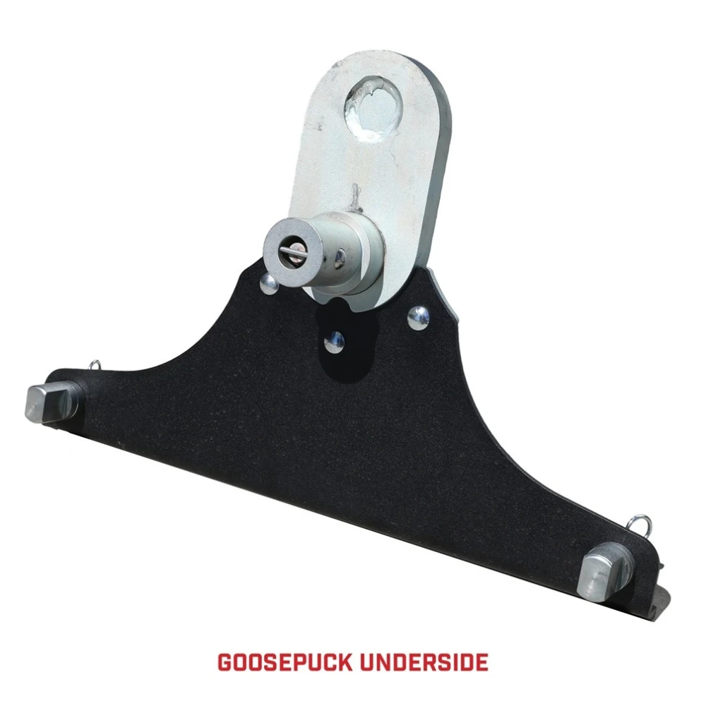 GEN-Y Gooseneck 5 inch Offset Ball Puck Mount Hitch for Chevy Silverado GMC Sierra