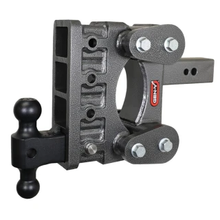 GEN-Y BOSS 32K Torsion-Flex 6 Inch Drop Adjustable Dual-Ball Trailer Hitch
