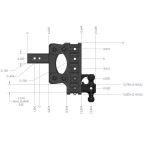 GEN-Y BOSS 32K Torsion-Flex 6″ Drop Adjustable Dual-Ball Trailer Hitch