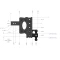 GEN-Y BOSS 32K Torsion-Flex 6 Inch Drop Adjustable Trailer Hitch with Pintle Lock Dual-Ball Mount