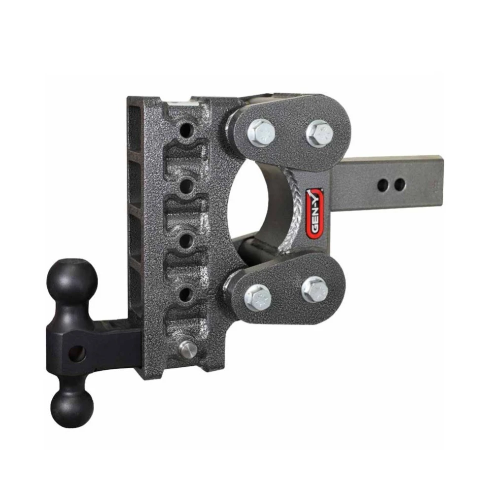 GEN-Y The BOSS 10K Torsion-Flex 7.5″ Drop Adjustable Dual-Ball Trailer Hitch