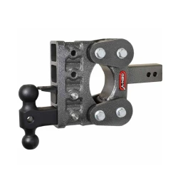 GEN-Y The BOSS 10K Torsion-Flex 5 Inch Drop Adjustable Trailer Hitch w/ Pintle Lock Dual-Ball 2.5 Inch Tow Receiver Mount 1.1K TW Heavy Duty Truck TJ-GH-2324 GH-031 GH-032