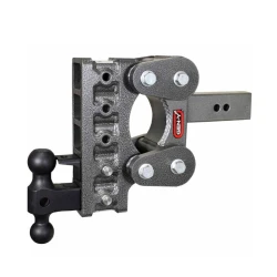 GEN-Y The BOSS 10K Torsion-Flex 7.5 Inch Drop Adjustable Trailer Hitch w/ Pintle Lock Dual-Ball 2.5 Inch Tow Receiver Mount 1.1K TW Heavy Duty Truck TJ-GH-2325 GH-031 GH-032