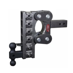 GEN-Y The BOSS 10K Torsion-Flex 10 Inch Drop Adjustable Trailer Hitch w/ Pintle Lock Dual-Ball 2.5 Inch Tow Receiver Mount 1.1K TW Heavy Duty Truck TJ-GH-2326 GH-031 GH-032