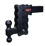 GEN‑Y Phantom‑X 16K Adjustable Dual‑Ball Drop Hitch with 2.5″ Solid Shank