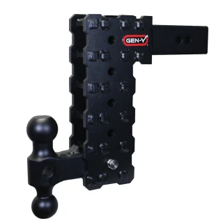 GEN‑Y Phantom‑X 16K drop hitch dual‑ball 2.5″ solid shank heavy‑duty towing