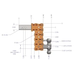 GEN‑Y Phantom‑X 16K 2.5 inch solid shank 5 inch drop tri‑ball adjustable hitch