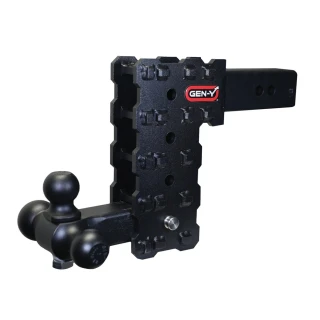 GEN-Y Phantom-X 16K Drop Hitch 2.5" Shank 7.5" Drop Tri-Ball