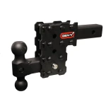 GEN‑Y Phantom‑X 10K 2 Inch Solid Shank 4.5 Inch Drop Dual‑Ball Heavy Duty Hitch