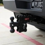 GEN‑Y Phantom‑X 10K 2‑inch solid shank drop hitch with platinum ball mount