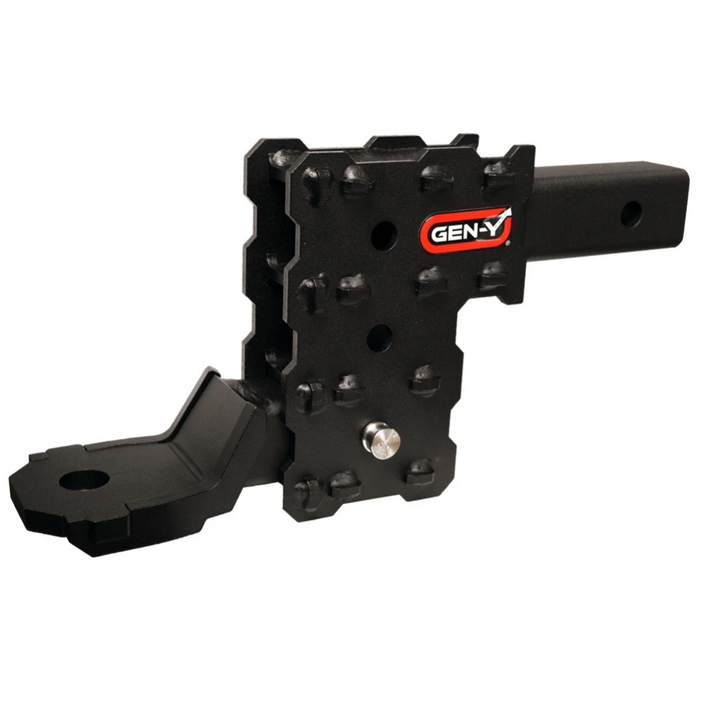 GEN‑Y Phantom‑X 10K 2‑inch solid shank drop hitch with platinum ball mount