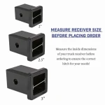 GEN-Y Mega-Duty 10K 5-Inch Drop Adjustable Dual-Ball Trailer Hitch GH-303