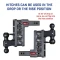 GEN-Y Mega-Duty 10K 5-Inch Drop Adjustable Dual-Ball Trailer Hitch GH-303
