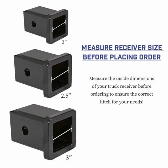 GEN-Y 10K 7.5 Inch Drop Adjustable Trailer Hitch for 2 Inch Receiver