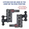 GEN-Y Mega-Duty 10K 10" Drop Hitch with Dual Ball Mount – TJ-GH-305 GEN-Y Mega-Duty 10K 10 Inch Drop Adjustable Trailer Hitch 2 Inch Receiver Heavy Duty TJ-GH-305