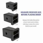 GEN-Y Mega-Duty 10K 10 Inch Drop Adjustable Trailer Hitch 2 Inch Receiver Heavy Duty TJ-GH-305