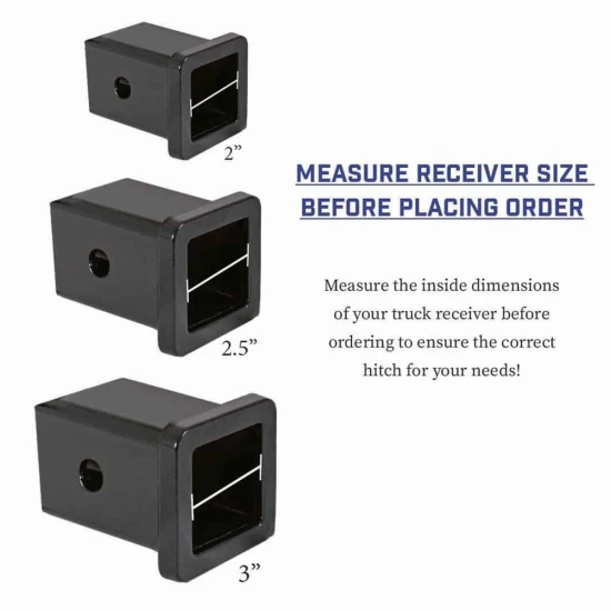 GEN-Y Mega-Duty 10K 10 Inch Drop Adjustable Trailer Hitch 2 Inch Receiver Heavy Duty TJ-GH-305
