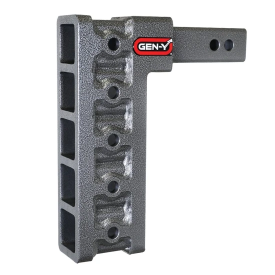 GEN-Y Mega-Duty 10K 10 Inch Drop Adjustable Trailer Hitch 2 Inch Receiver Heavy Duty TJ-GH-305