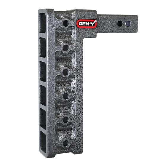 GEN-Y Mega-Duty 10K 12.5 Inch Drop Adjustable Trailer Hitch Heavy Duty Truck GEN-Y Mega-Duty 10K 12.5 Inch Drop Adjustable Trailer Hitch 2 Inch Receiver 1.5K TW