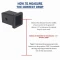 GEN-Y Mega-Duty 10K 12.5 Inch Drop Adjustable Trailer Hitch 2 Inch Receiver 1.5K TW