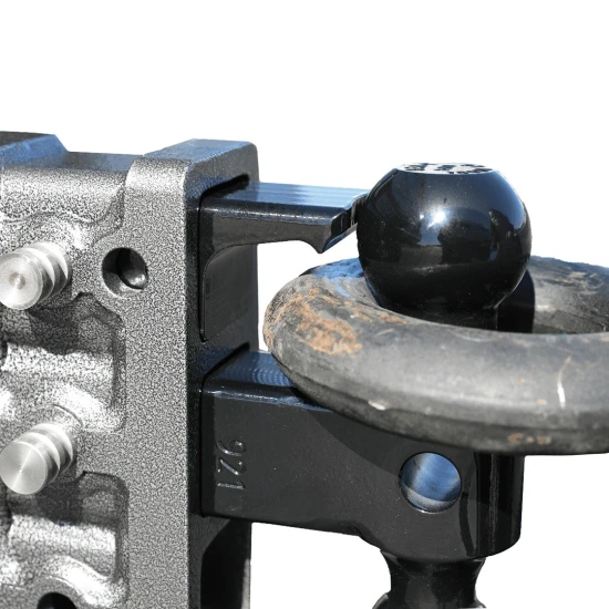 GEN-Y Mega-Duty 10K 15 Inch Drop Adjustable Trailer Hitch 2 Inch Receiver Heavy Duty