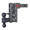 GEN-Y Mega-Duty 10K Drop Hitch 7.5-inch Adjustable Trailer Hitch Dual-Ball Pintle Lock