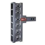 GEN-Y Mega-Duty 10K 2" Offset Shank Adjustable Drop Hitch 5" Rise 7.5" Drop GEN-Y Mega-Duty 10K 2 Inch Offset Adjustable Drop Hitch 5 Inch Rise 7.5 Inch Drop
