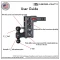 GEN-Y Mega-Duty 16K 5" Drop Adjustable Trailer Hitch for Heavy Duty Trucks