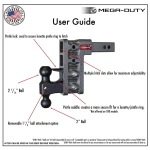 GEN-Y Mega-Duty 16K Adjustable Drop Hitch 7.5" Drop Rise 2" Receiver Heavy Duty GEN-Y Mega-Duty 16K Adjustable Drop Hitch 7.5" Drop Rise 2" Receiver Heavy Duty