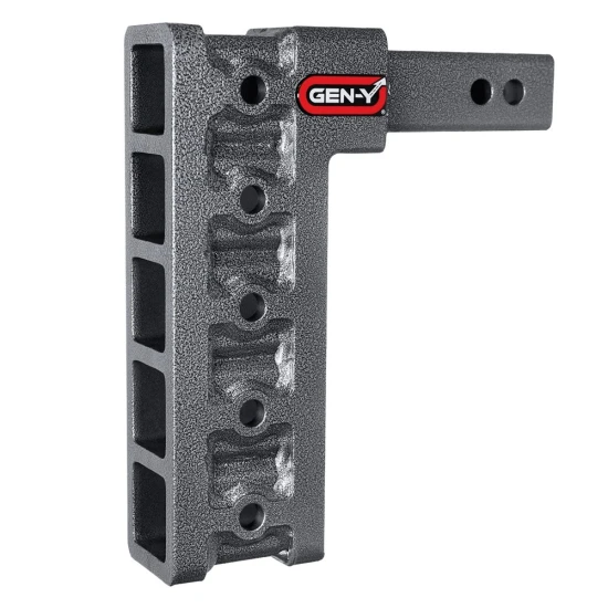 GEN-Y Mega-Duty 16K 10 Inch Drop Adjustable Hitch for 2 Inch Receiver Heavy Duty