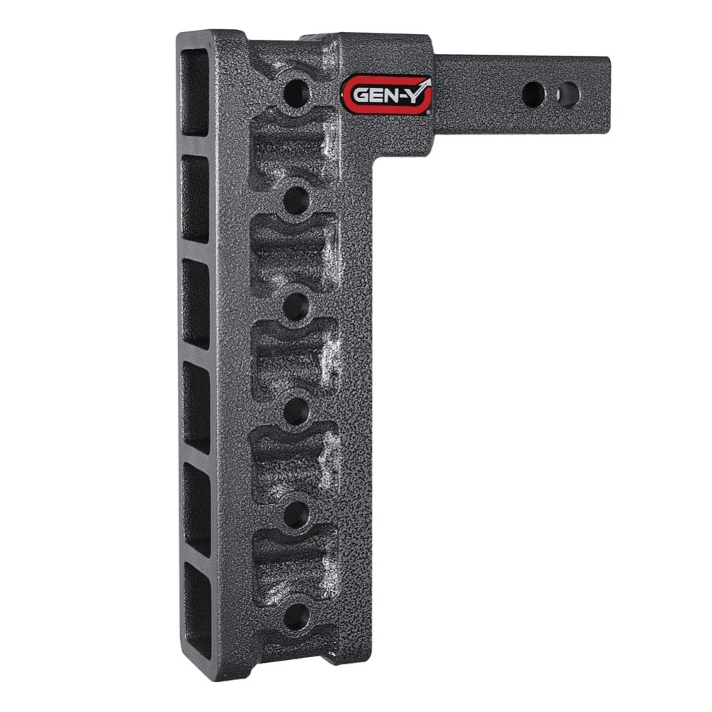 GEN-Y Mega-Duty 16K Adjustable Drop Hitch 12.5 Inch Drop 2 Inch Receiver Heavy Duty