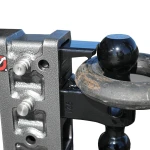 GEN-Y Mega-Duty 16K 15 Inch Drop Adjustable Trailer Hitch with Stabilizer Kit