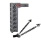 GEN-Y Mega-Duty 16K 15 Inch Drop Adjustable Trailer Hitch with Stabilizer Kit