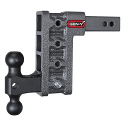 GEN-Y Mega-Duty 16K 7.5 Inch Drop Adjustable Trailer Hitch Dual-Ball 2 Inch Tow Receiver Mount 2K TW Heavy Duty Truck TJ-GH-514 GH-051