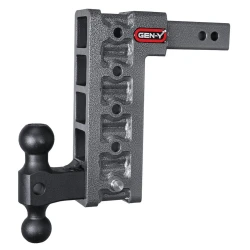 GEN-Y Mega-Duty 16K 10 Inch Drop Adjustable Trailer Hitch Dual-Ball 2 Inch Tow Receiver Mount 2K TW Heavy Duty Truck TJ-GH-515 GH-051