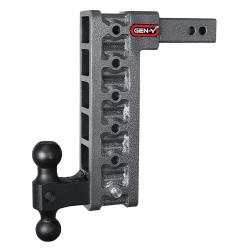 GEN-Y Mega-Duty 16K 12.5 Inch Drop Adjustable Trailer Hitch Dual-Ball 2 Inch Tow Receiver Mount 2K TW Heavy Duty Truck TJ-GH-516 GH-051
